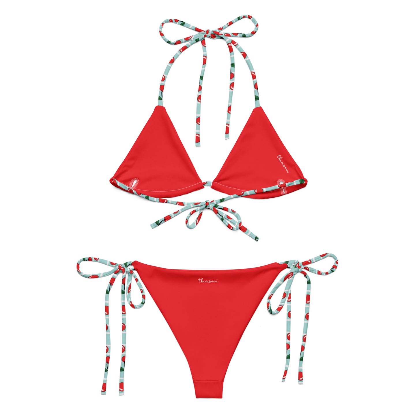 Cherry on top string bikini