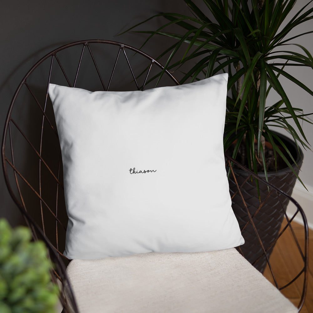 Skull and Moons Throw Pillow