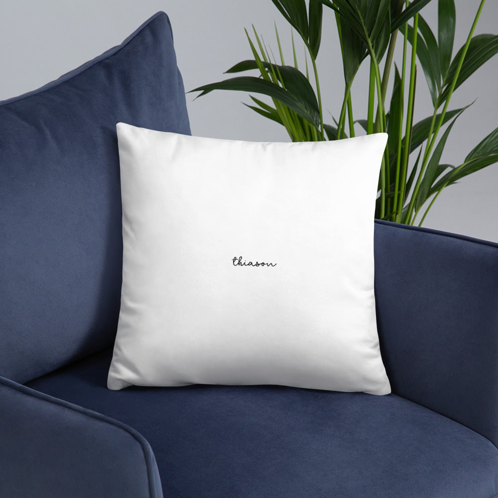 Skull and Moons Throw Pillow
