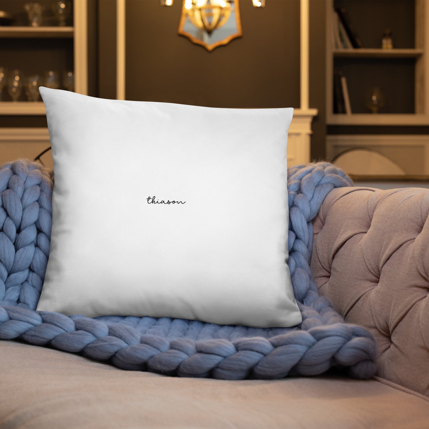Skull and Moons Throw Pillow