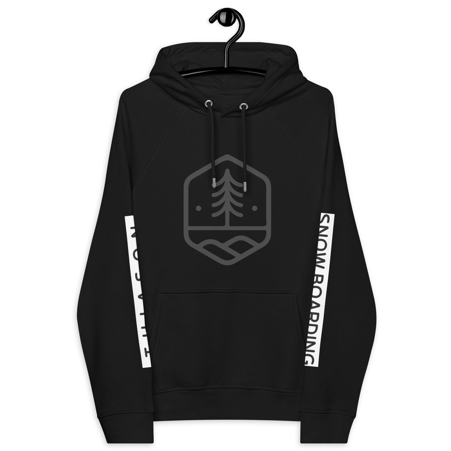 THIASON SNOWBOARDING pullover Unisex eco raglan hoodie