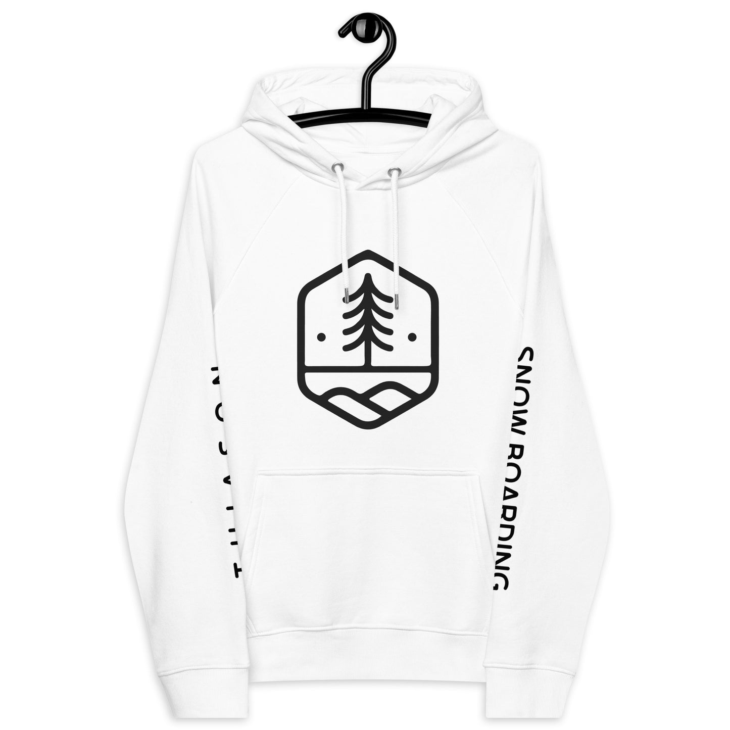 THIASON SNOWBOARDING pullover Unisex eco raglan hoodie