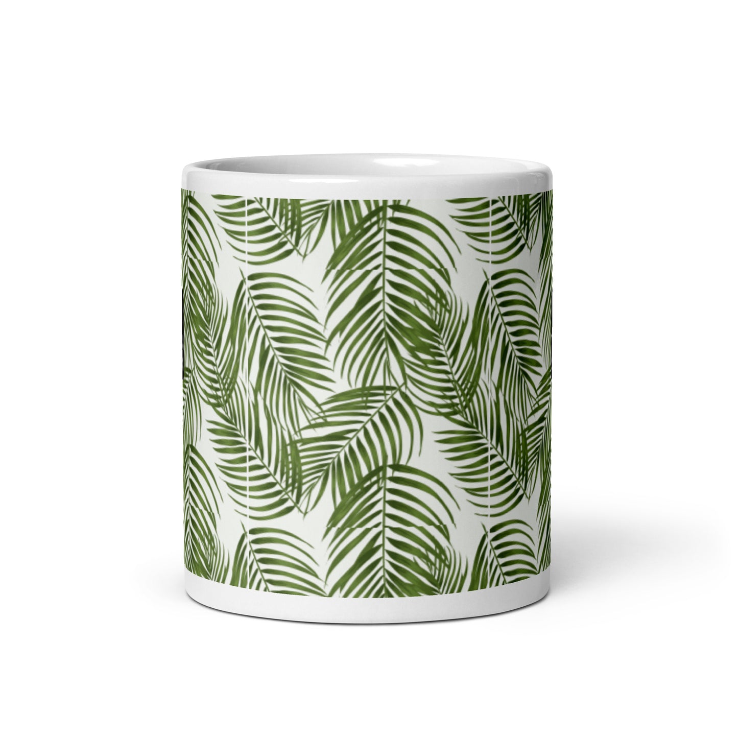 PALM White glossy mug