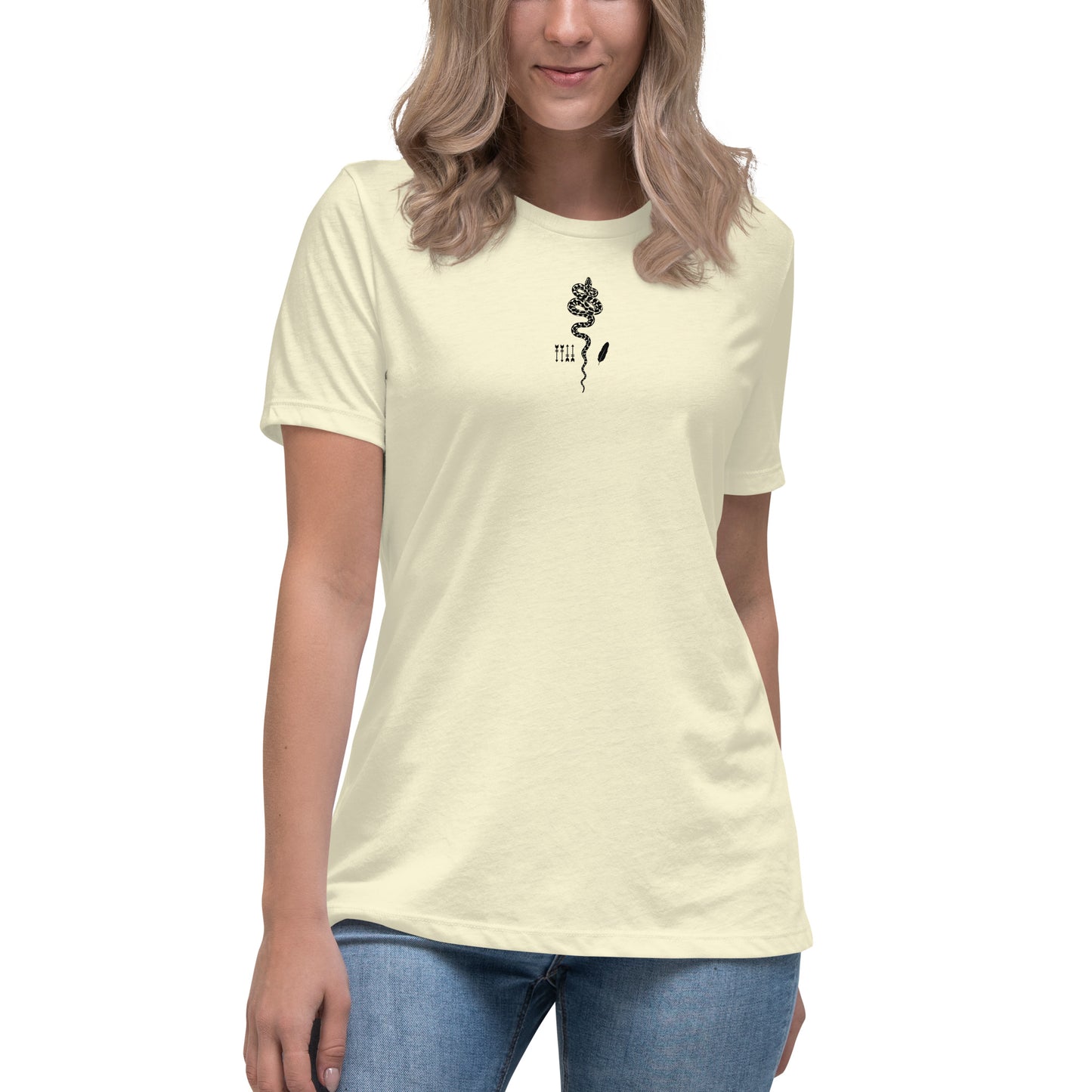SNAKE AMONG THE STARS Women's Relaxed T-Shirt