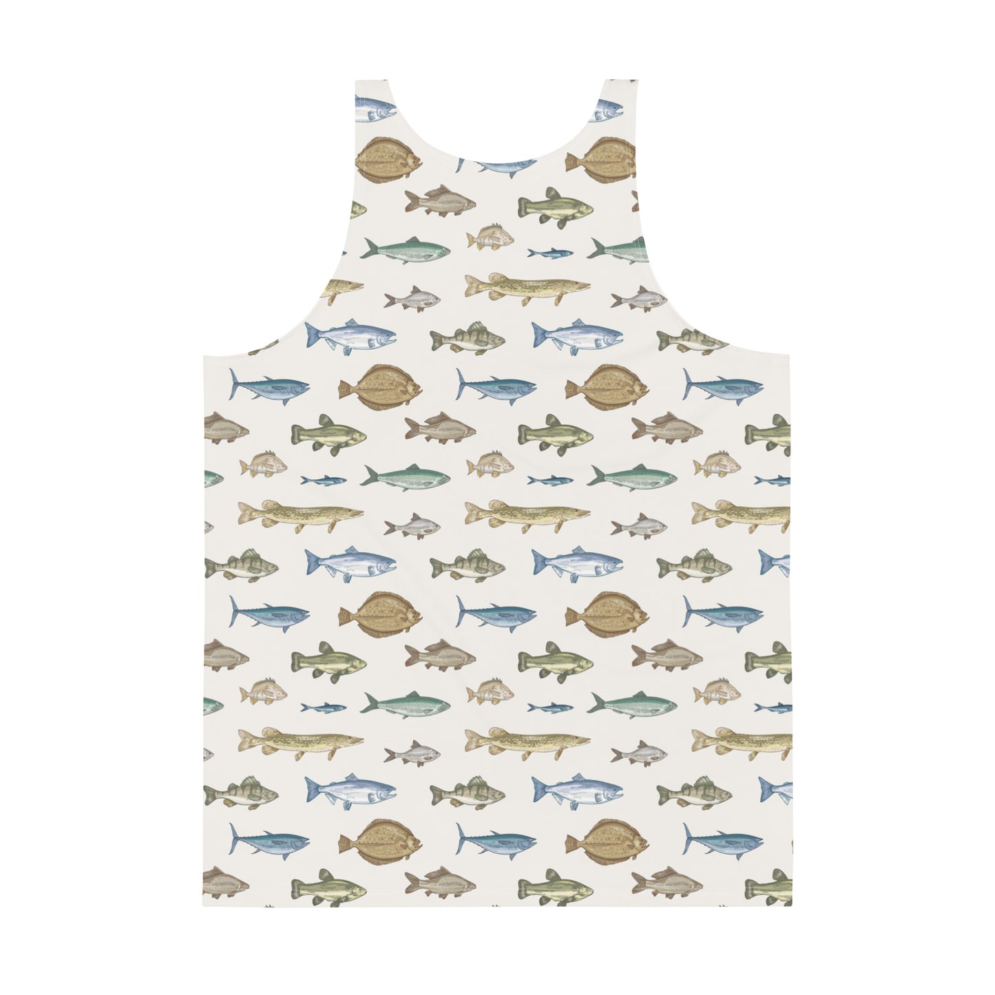 Thiason Fish Pattern Tank Top