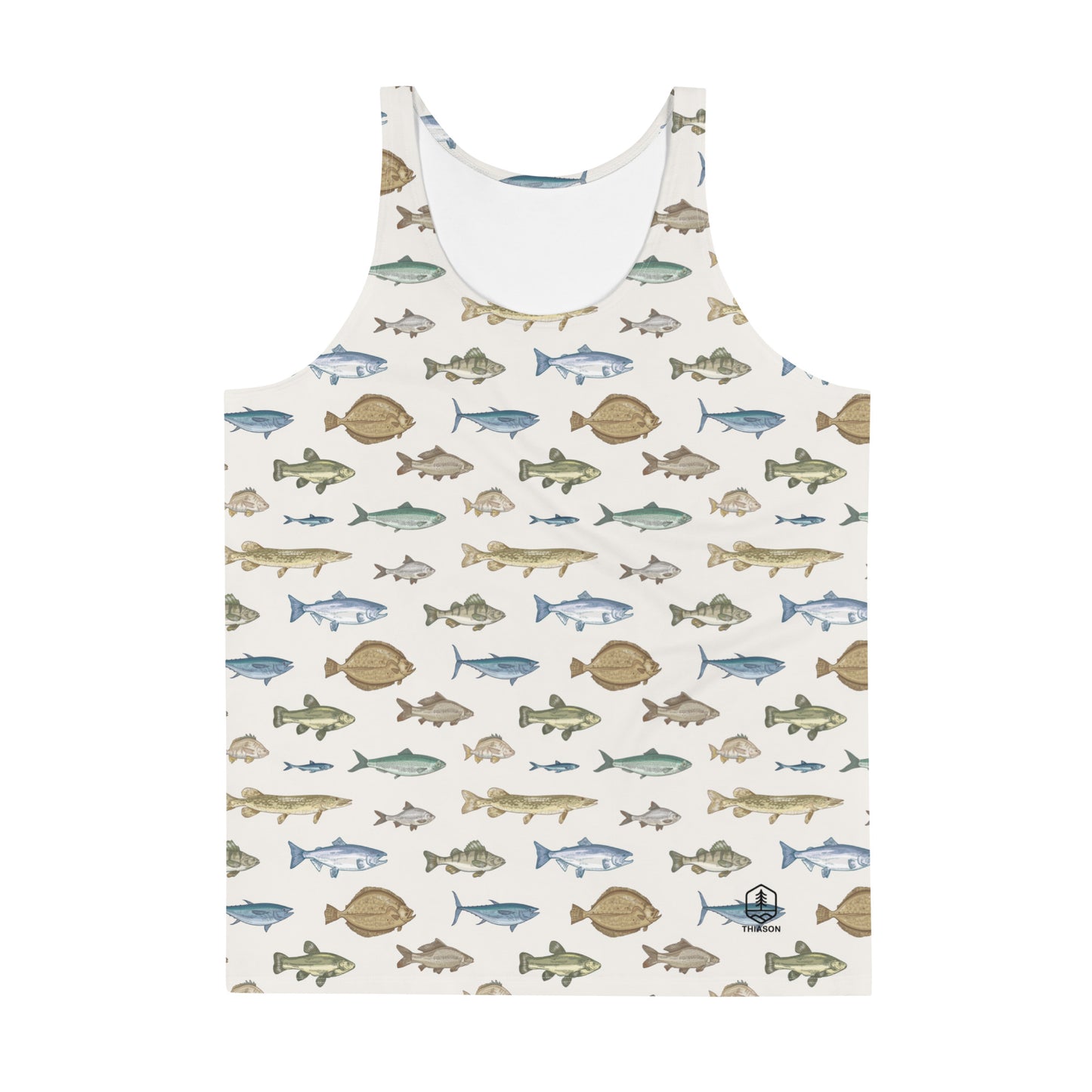 Thiason Fish Pattern Tank Top