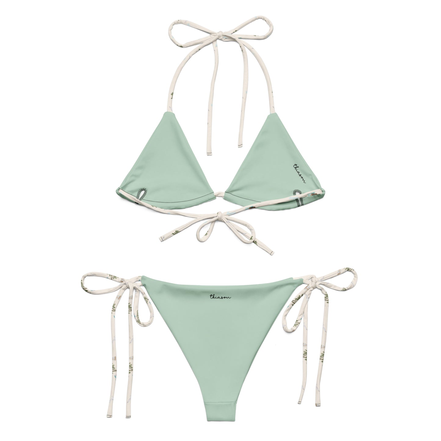 Palms and Sail Boats String Bikini