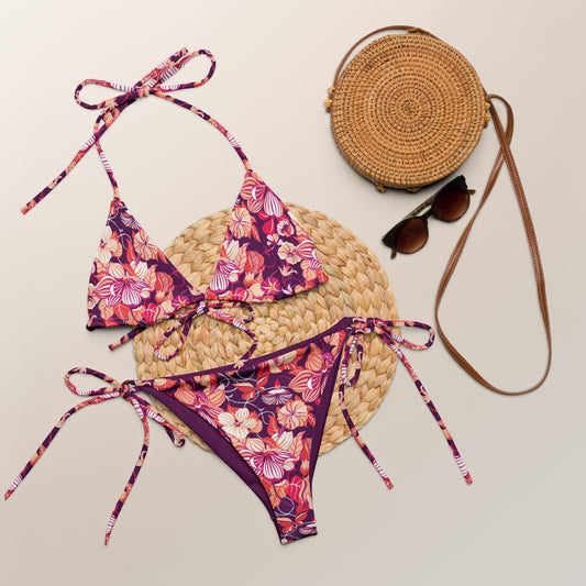 Beach Flower String Bikini