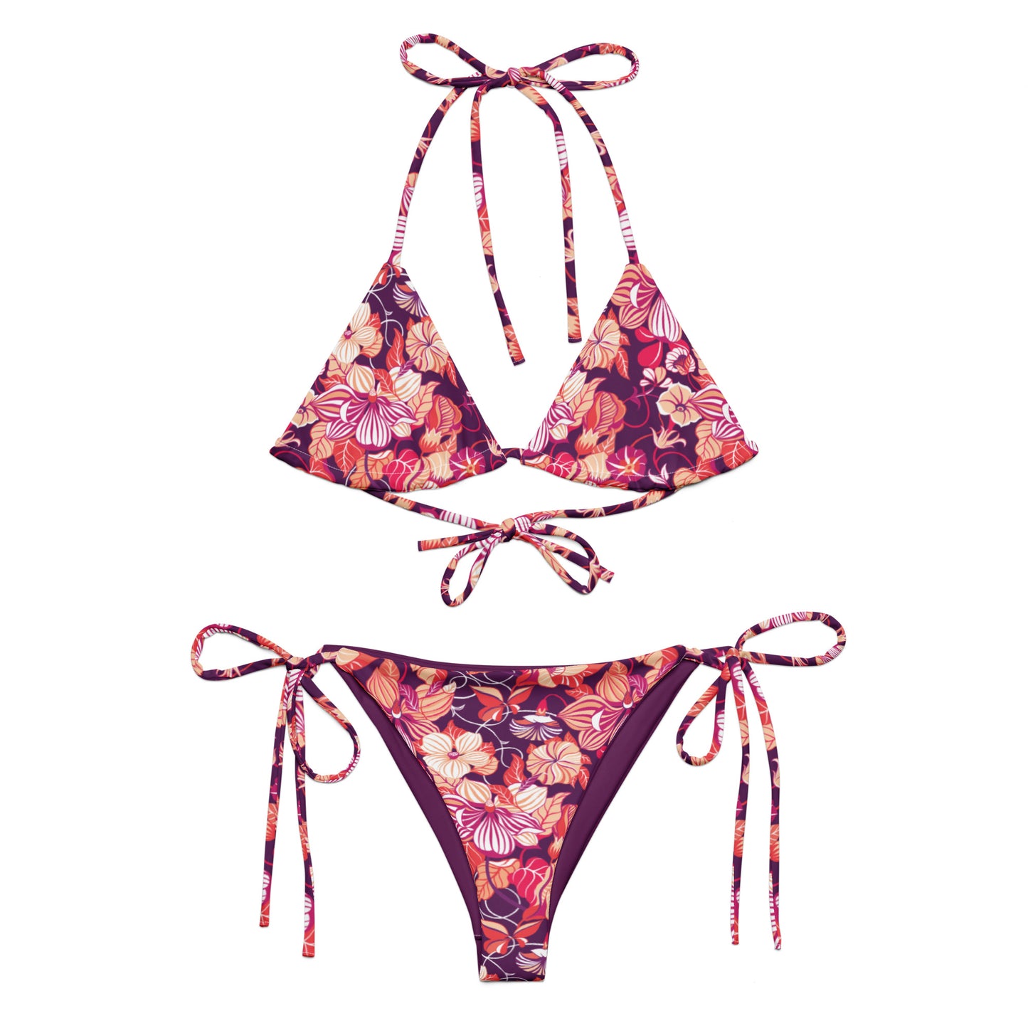 Beach Flower String Bikini