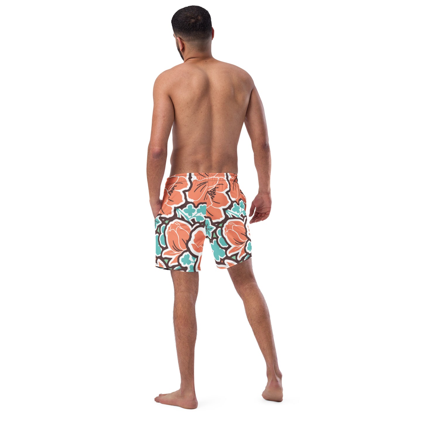 Hawaii Flora Fauna Men's swim trunks