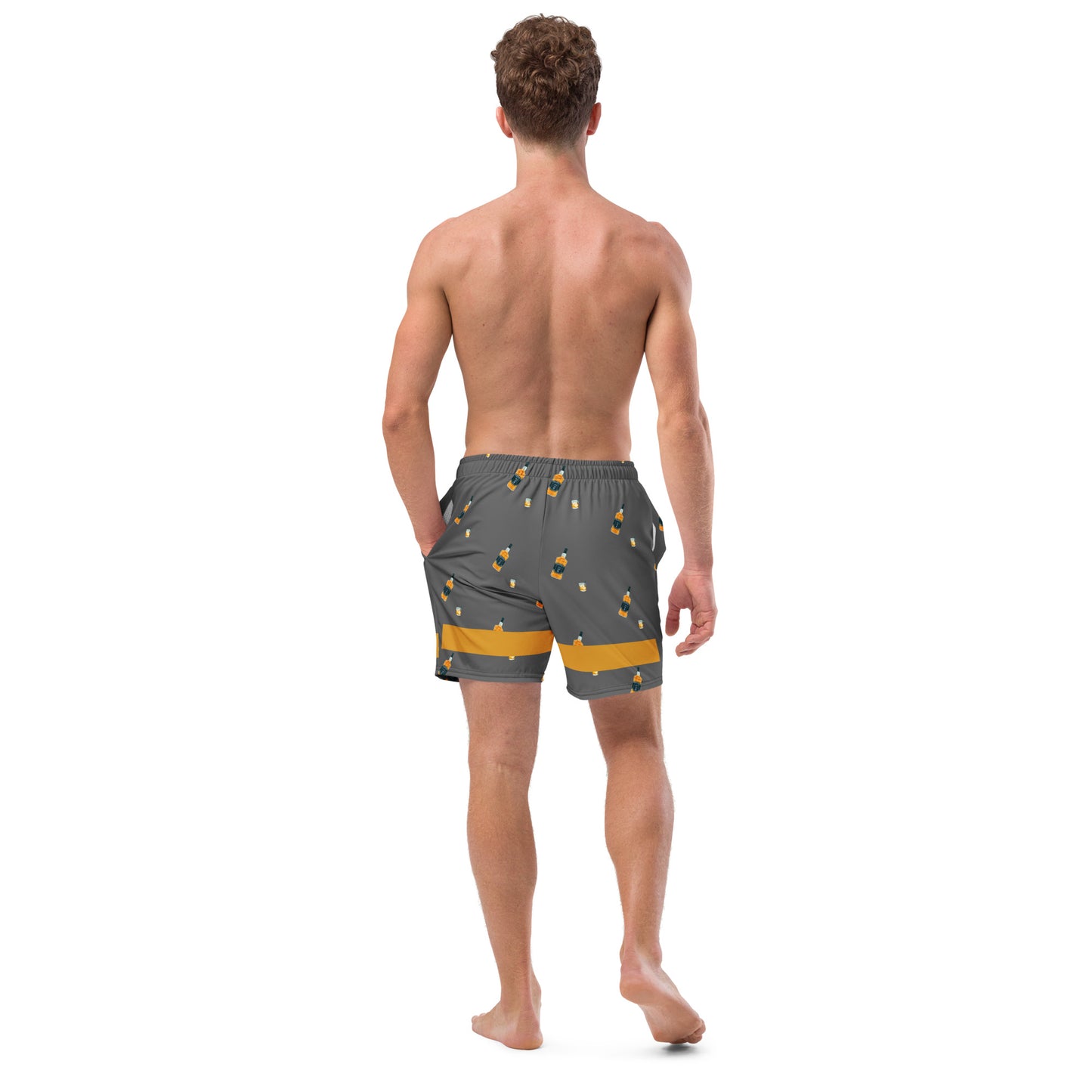 WHISKEY on the ROCKS Men's swim trunks