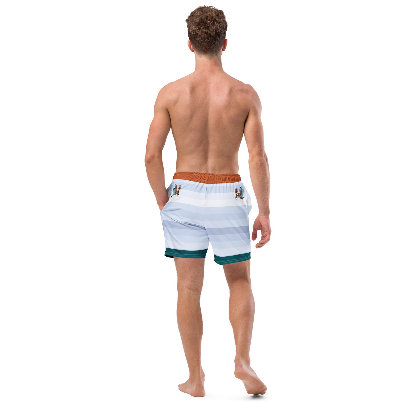 Men's Swallow Design Swim Trunks: Dive into Style and Comfort!