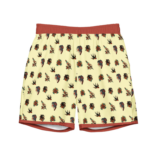 Old Skool Tattoo Men's swim trunks