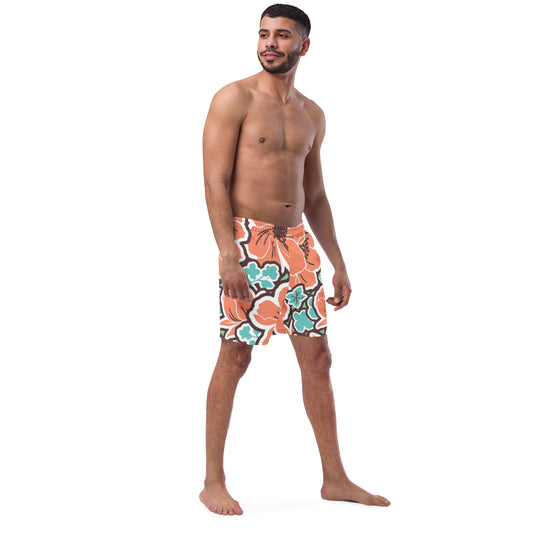 Hawaii Flora Fauna Men's swim trunks