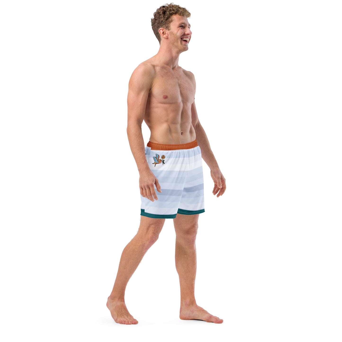 Men's Swallow Design Swim Trunks: Dive into Style and Comfort!