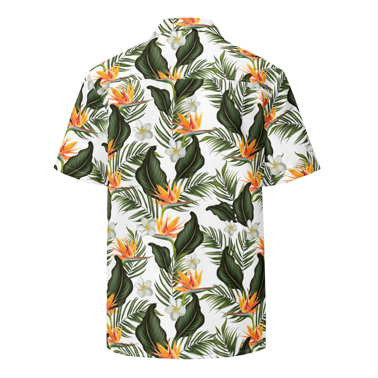 Palm Floral Polo button shirt