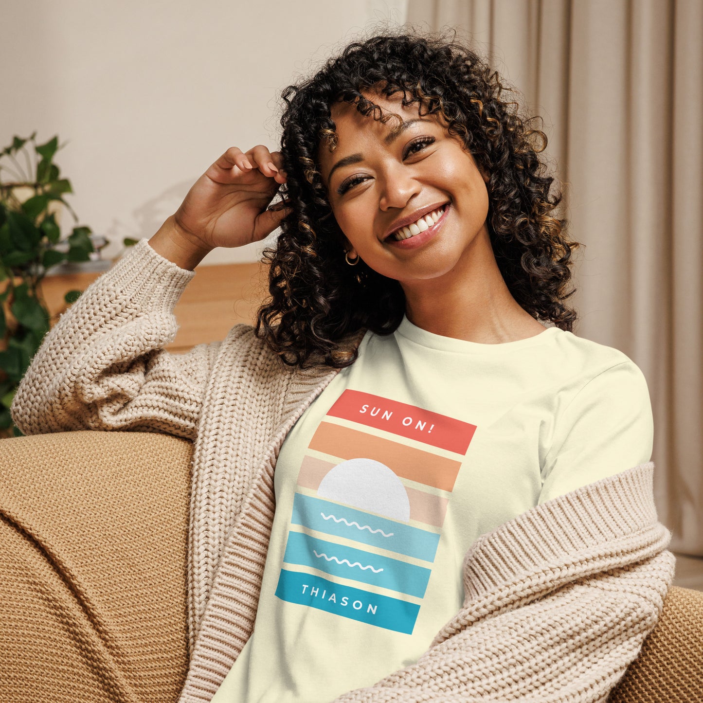 SUN ON Women's Relaxed T-Shirt