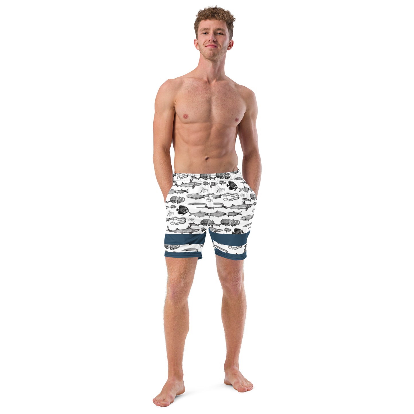 FOSSIL FISH Men's swim trunks