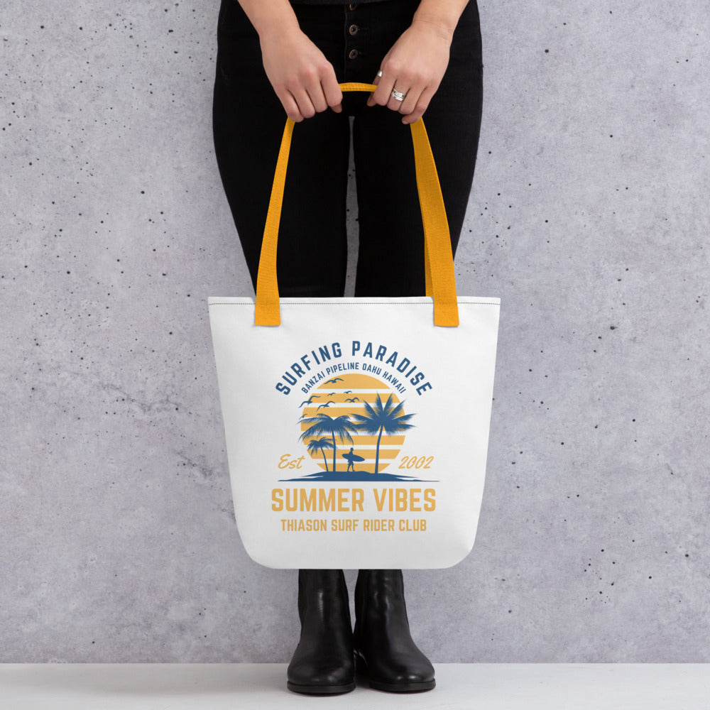 SURFING PARADISE Tote bag