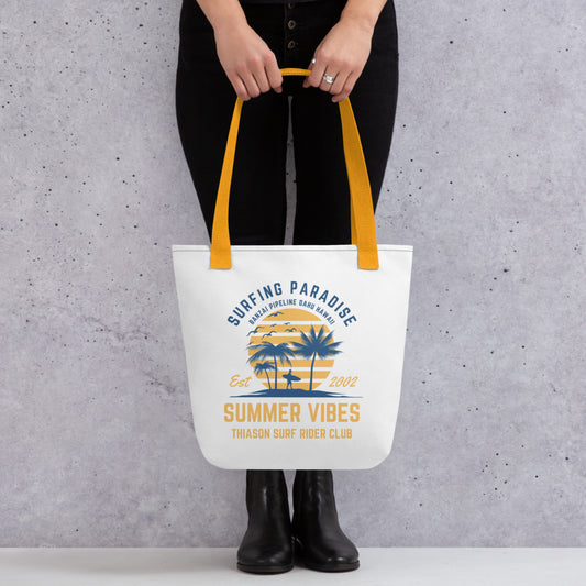 SURFING PARADISE Tote bag