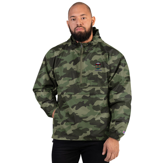 THIASON CAMO Embroidered Champion Packable Jacket