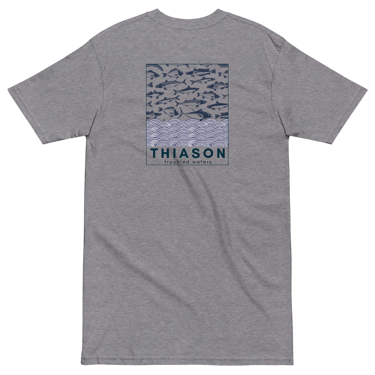 Troubled Waters Men’s premium heavyweight tee