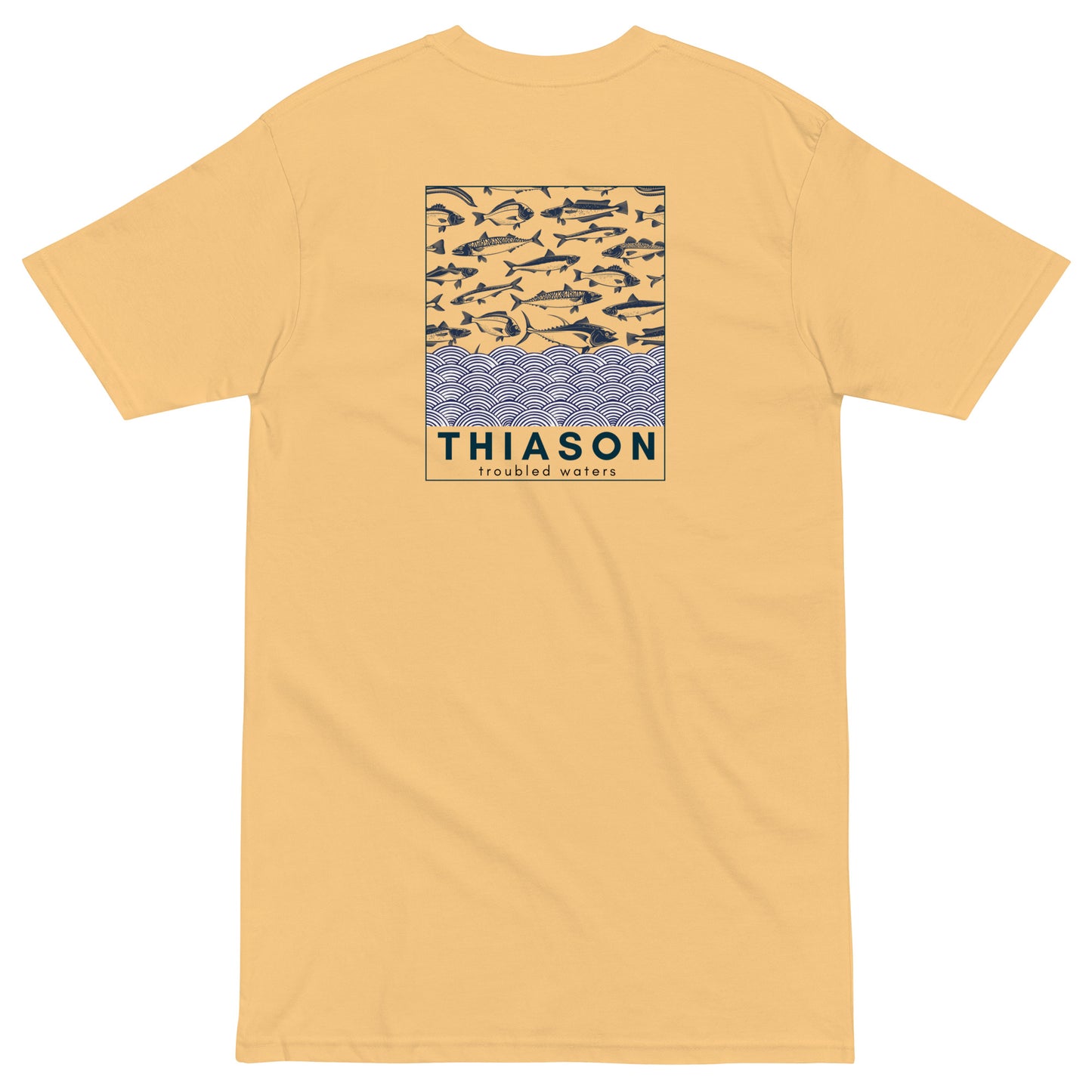 Troubled Waters Men’s premium heavyweight tee