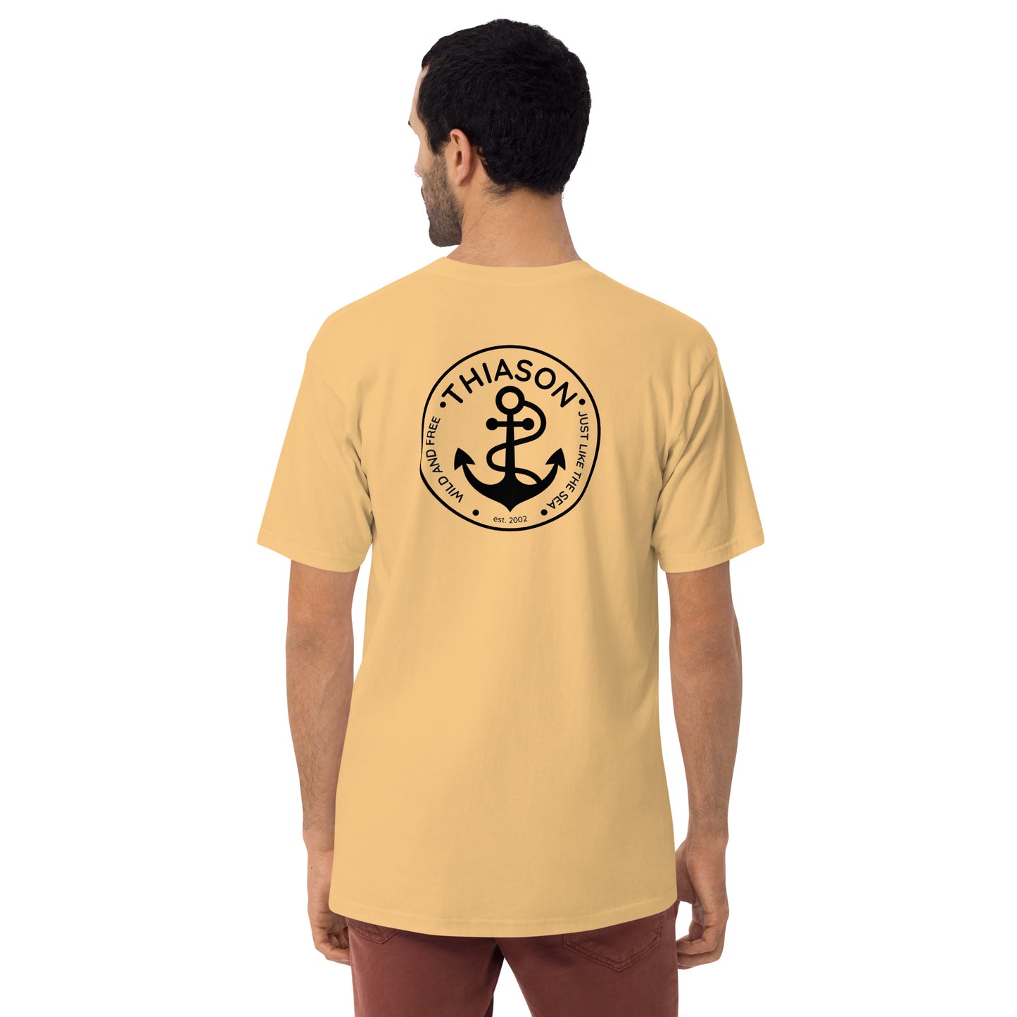 THIASON WILD AND FREE Men’s Premium Heavyweight Tee