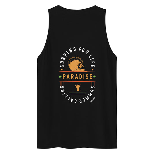 SURF FOR LIFE Men’s premium tank top