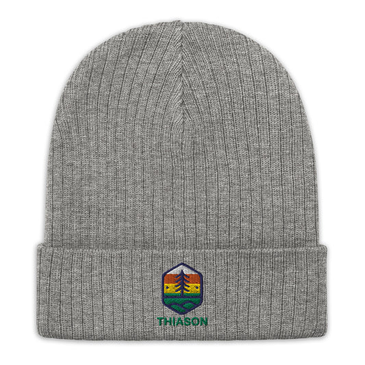 THIASON Ribbed knit beanie