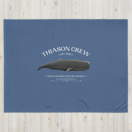 Physeter Macrocephalus Throw Blanket