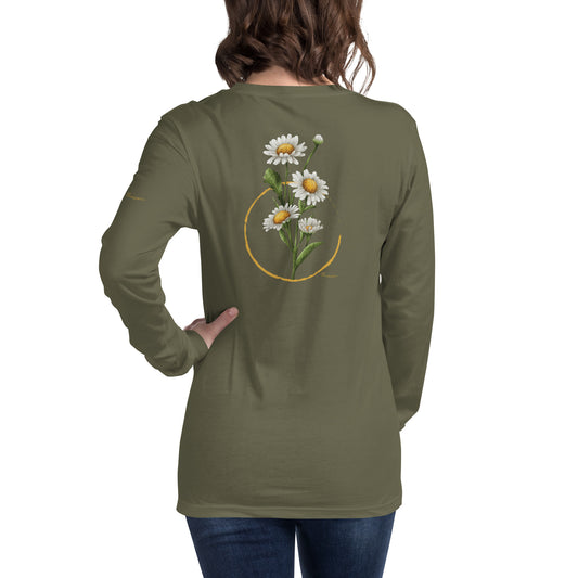 DAISY FLOWER Long Sleeve Tee