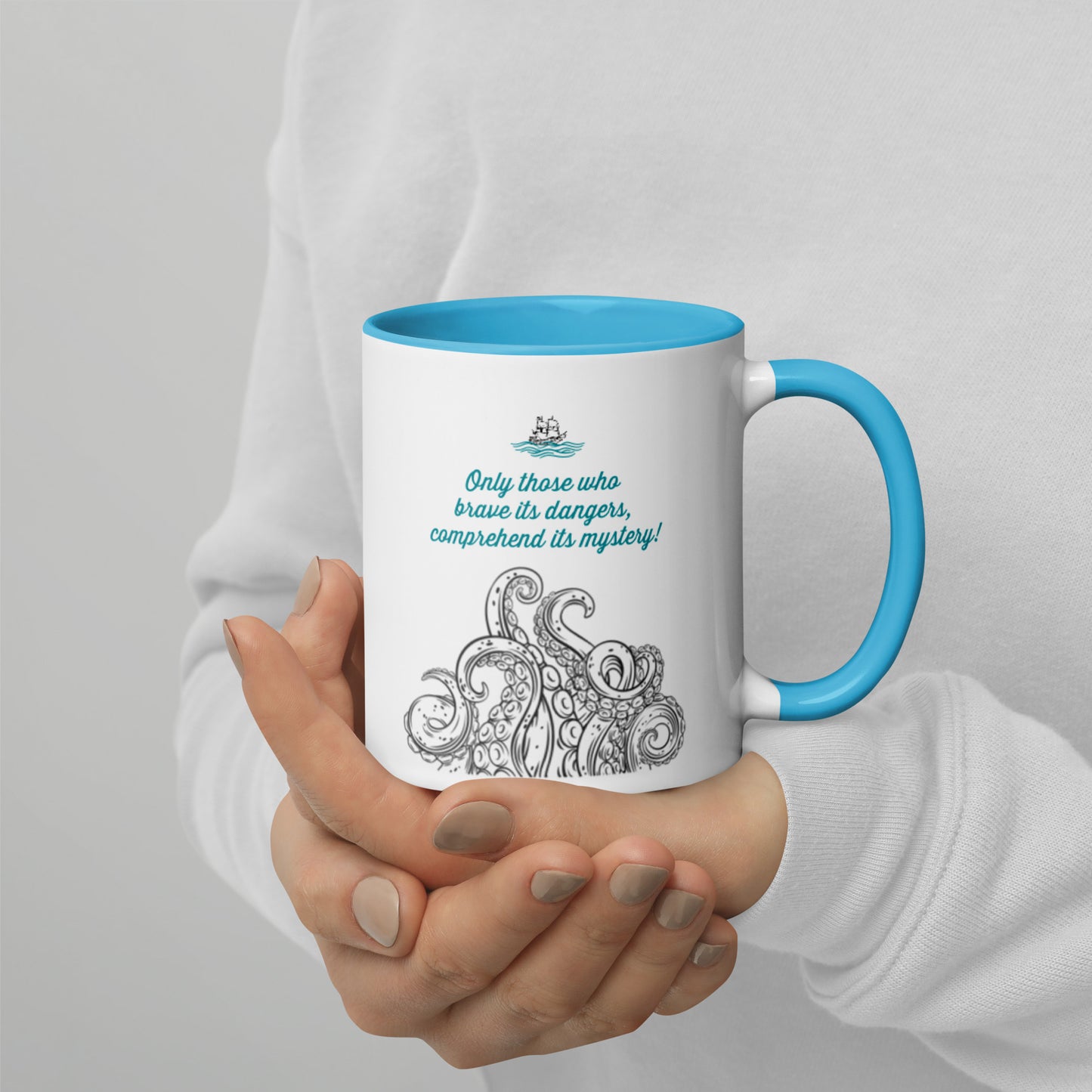 BRAVE IT'S DANGERS Mug with Color Inside