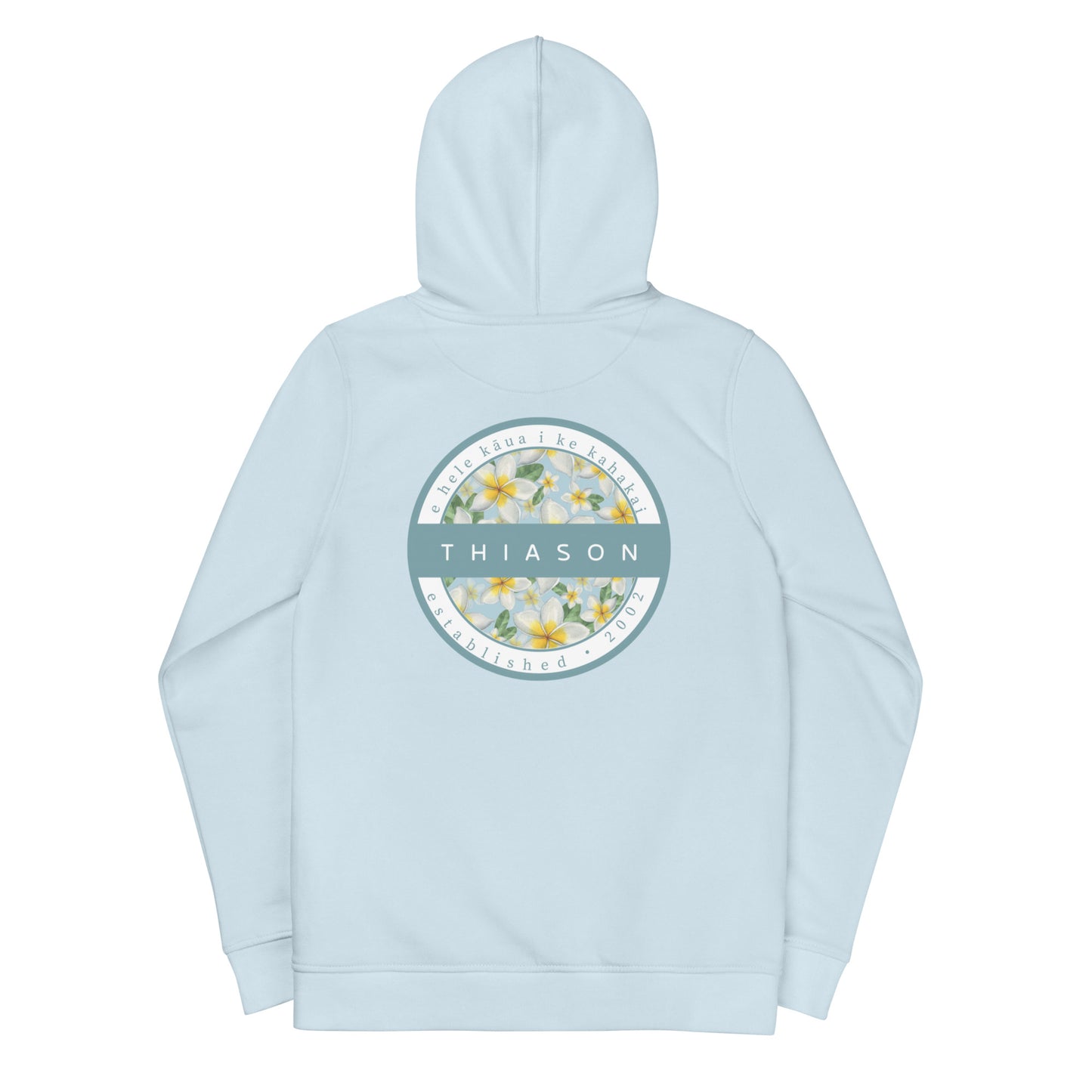 E hele kāua i ke kahakai Women's eco fitted hoodie