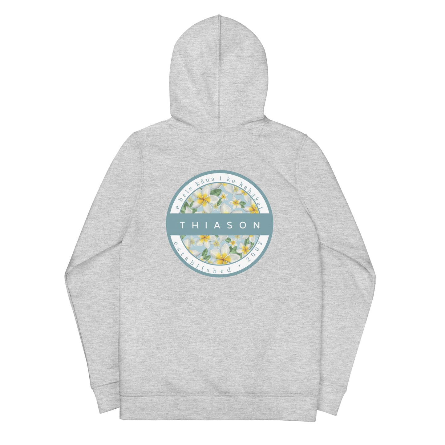 E hele kāua i ke kahakai Women's eco fitted hoodie