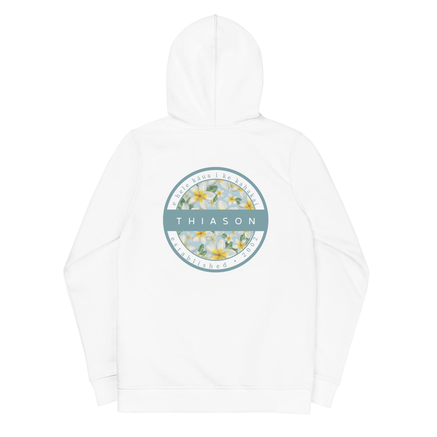 E hele kāua i ke kahakai Women's eco fitted hoodie