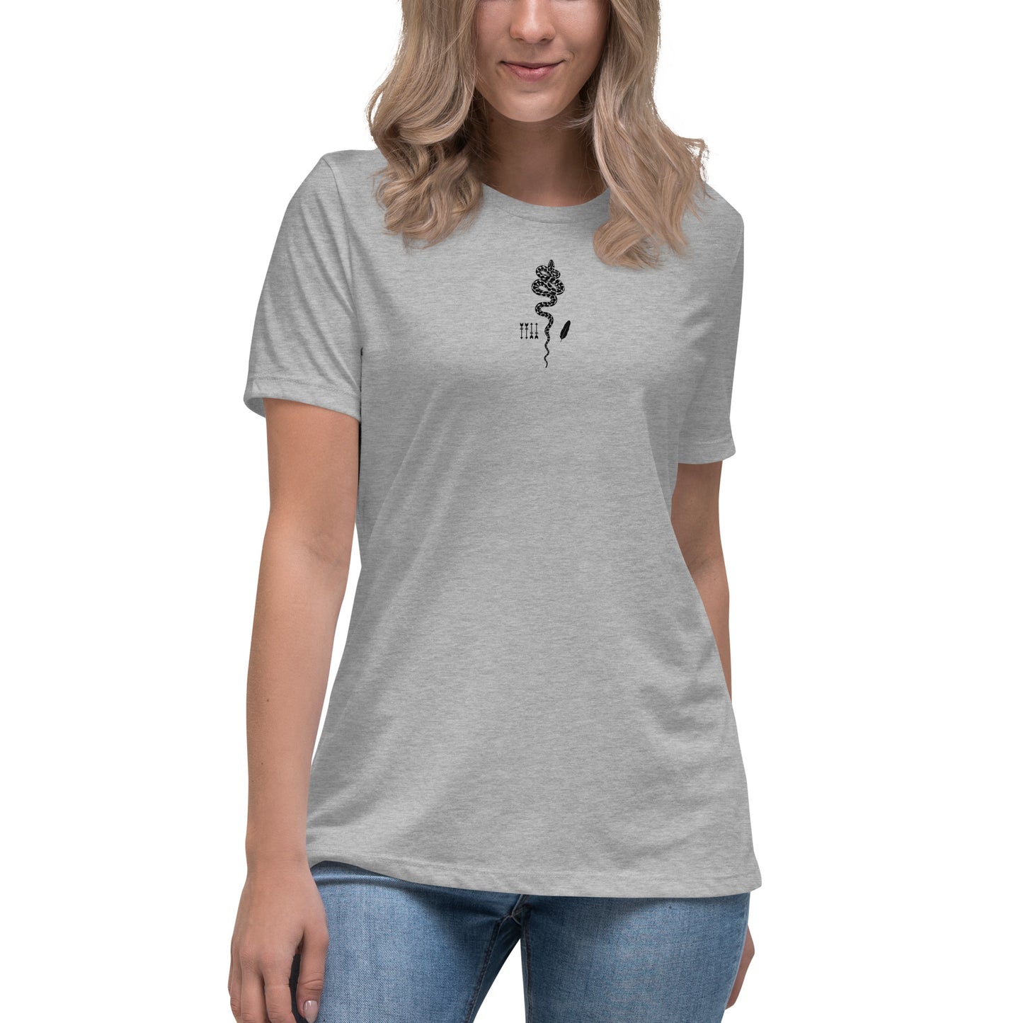 SNAKE AMONG THE STARS Women's Relaxed T-Shirt