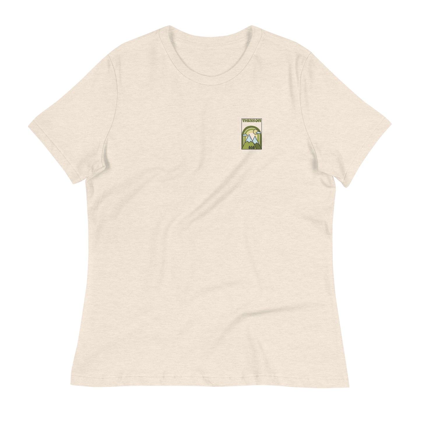 GREEN RAINBOW Women's Relaxed T-Shirt