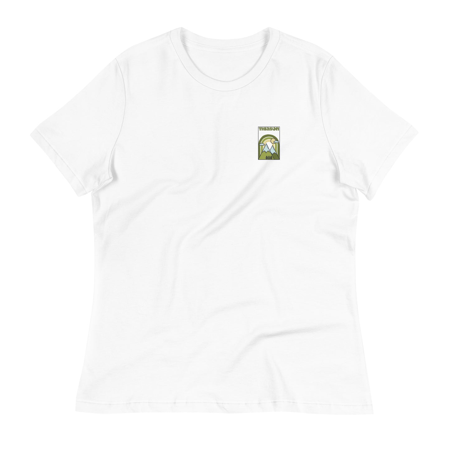 GREEN RAINBOW Women's Relaxed T-Shirt