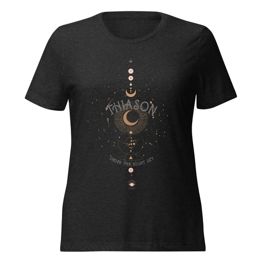 Under the Night Sky Women’s relaxed tri-blend t-shirt