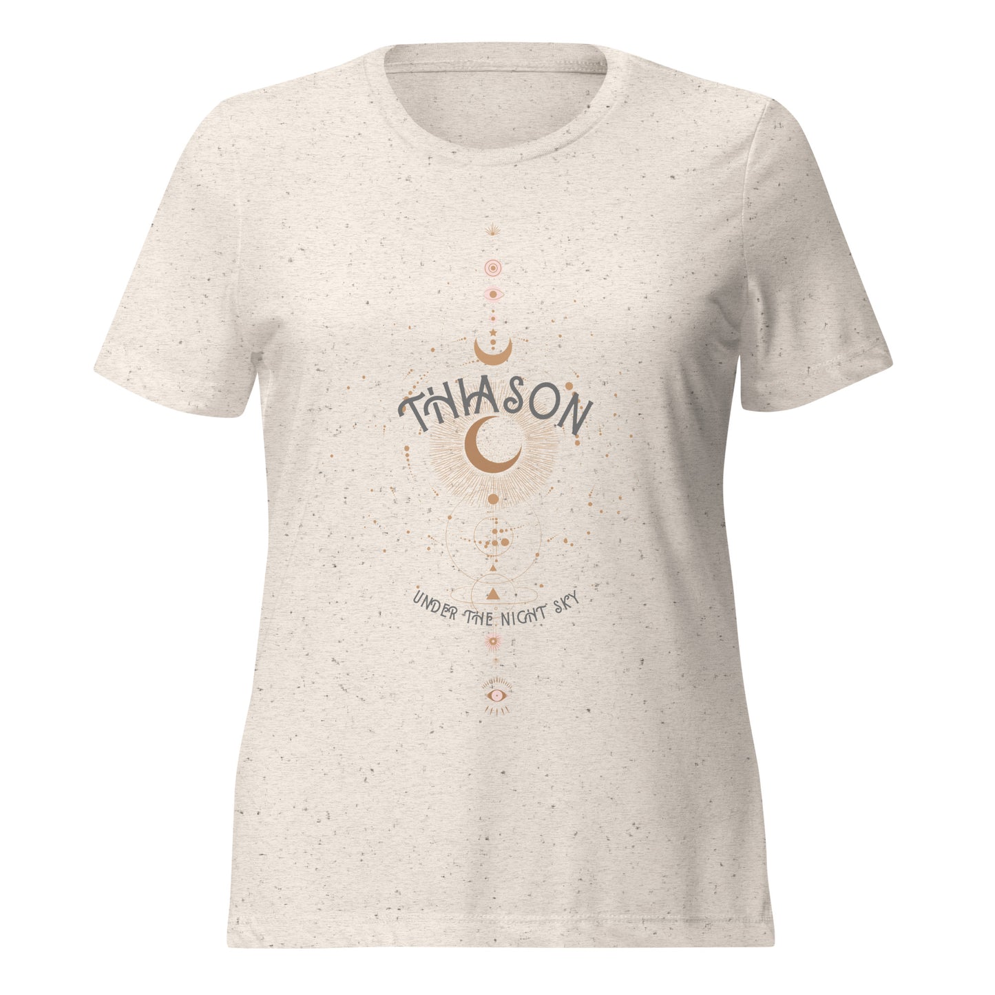 Under the Night Sky Women’s relaxed tri-blend t-shirt