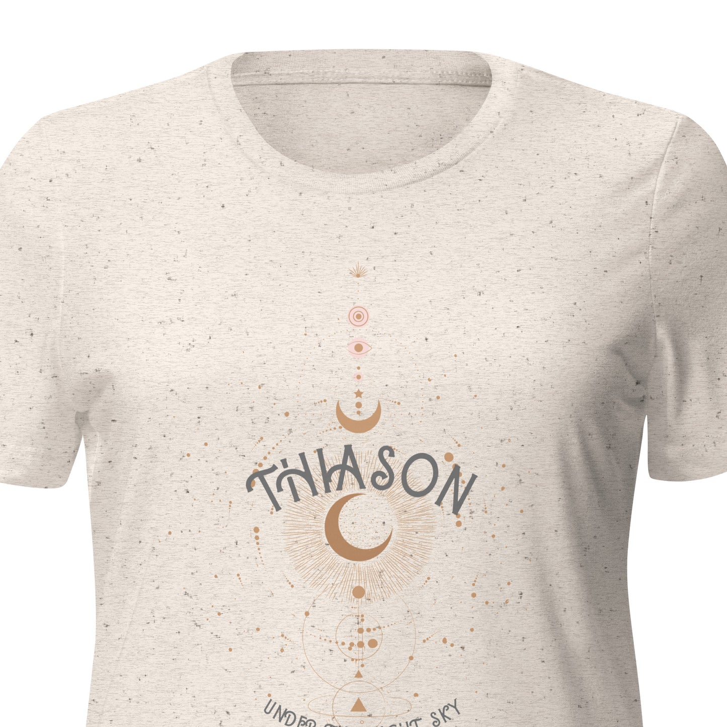 Under the Night Sky Women’s relaxed tri-blend t-shirt